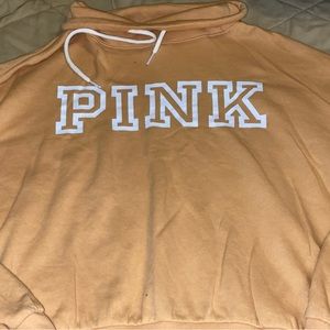 PINK mustard yellow sweatshirt